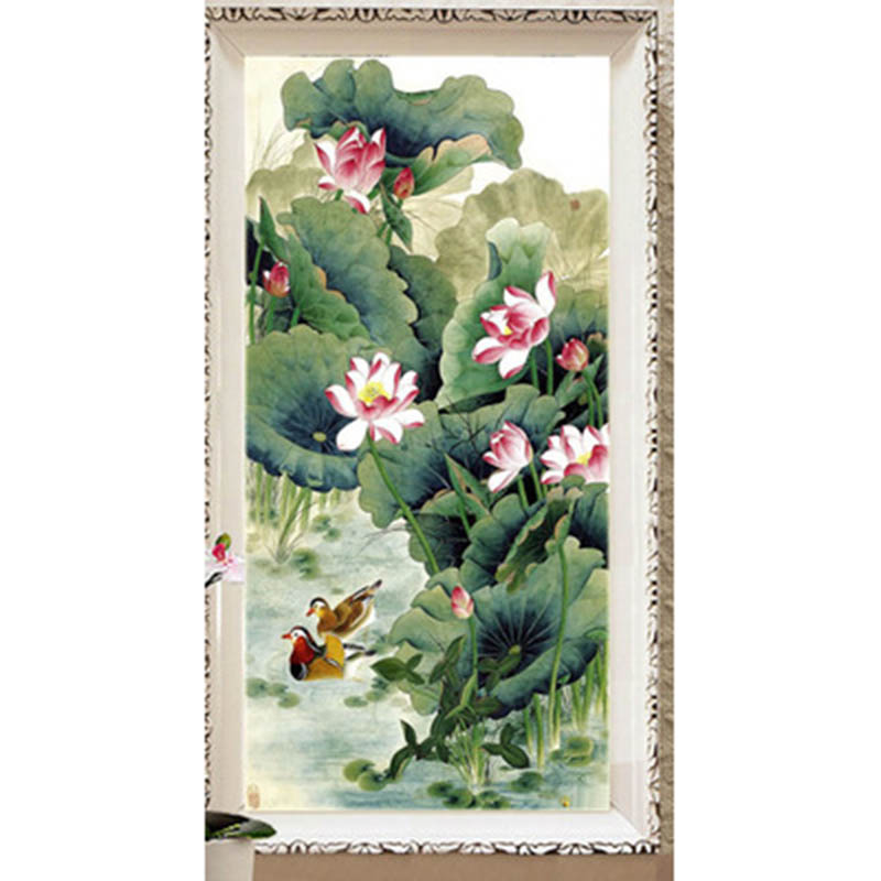 新款印花正品dmc客厅走廊十字绣