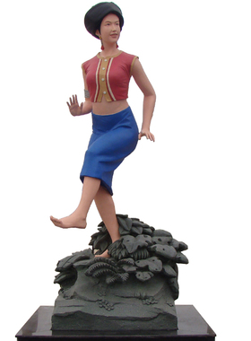 少数民族风团结文化主题定制铸铜