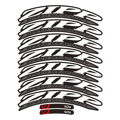 READU贴纸火鸟ZIPP404speed weaponry公路车轮组贴纸实心版一轮份