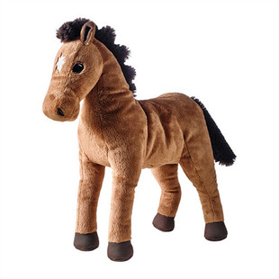毛绒玩具马儿童安抚玩偶公仔小马驹毛绒布艺马仔生日礼物