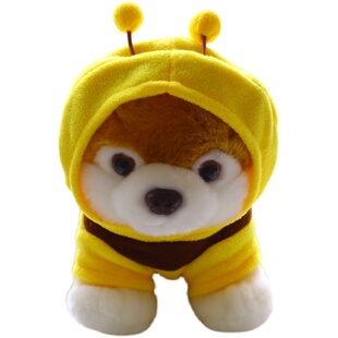 正版Amangs秋田犬公仔毛绒玩具变身猪猪仿真小狗柴犬玩偶布娃娃