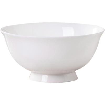 陶瓷纯白色家用米饭碗骨瓷中式碗