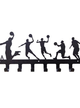 挂钩铁艺nba儿童房钥匙门后厨卫