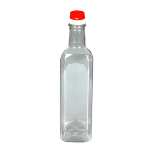 500ML山茶油瓶1斤方形酒壶酱油瓶芝麻油瓶菜籽油包装塑料瓶防漏