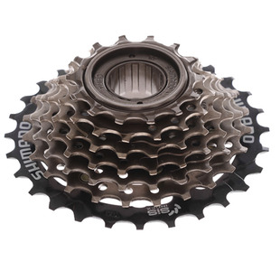 禧玛诺TZ500飞轮旋式7速6速山地自行车配件变速飞轮旋式飞轮21速