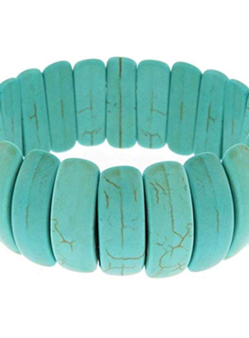 绿松石男女款招财转运手串包邮