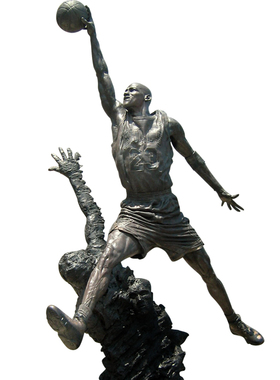 运动风校园项目灌篮高手草坪摆件