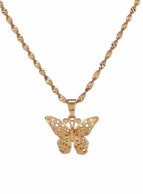 wildmood野生士多欧美女吊坠项链