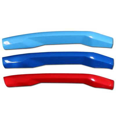 宝马M中网改装三色饰条