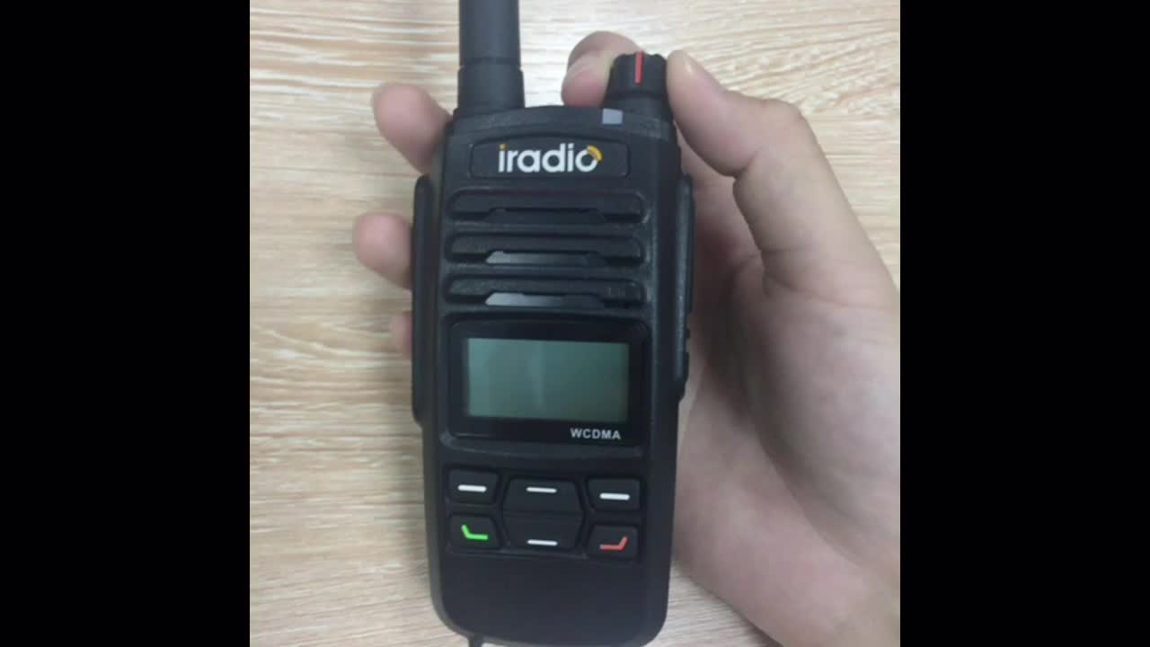 Iradio H3 Gsm Two Way Radio 100 Mile Wcdma Public Network Walkie Talkie