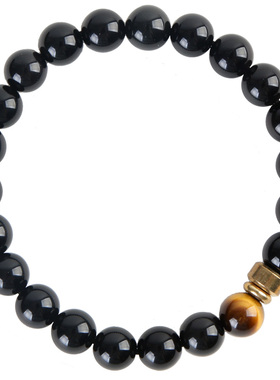 黑曜石虎眼石黑曜石原创