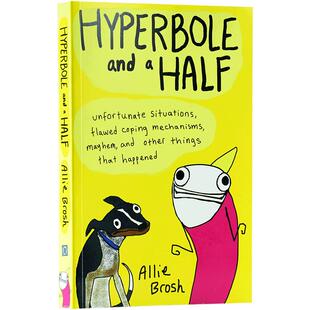 跳跳鱼 Hyperbole and a Half 我幼稚的时候好有范 我永远也当不了大人 比尔盖茨推荐 英文原版 黑色幽默绘本【中商原版】