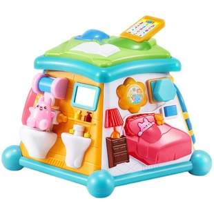 澳贝生活体验馆婴幼儿早教益智多功能游戏台音乐儿童玩具1-2-3岁