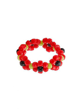 韩国手工编织小花朵戒指彩色百搭