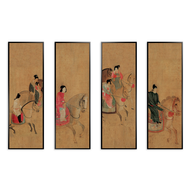 新中式风沙发背景墙客厅装饰画