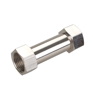 4分内外丝活接双内丝直接弯头对丝水管配件接头全铜管件延长加长