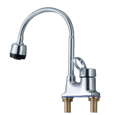 时龙卫生间洗脸池单把龙头万向