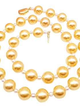 大小珠正圆礼盒装送妈妈珍珠项链