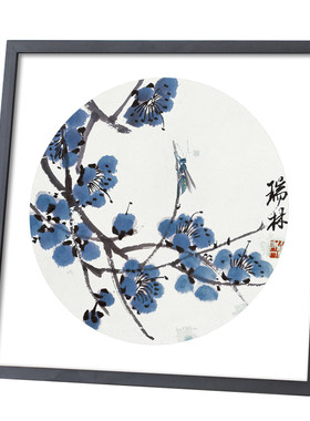 实木正方形24寸十字绣挂墙画框