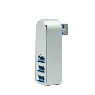 迷你usb3.0扩展器小巧分线器高速电脑笔记本多接口无线旋转扩展坞