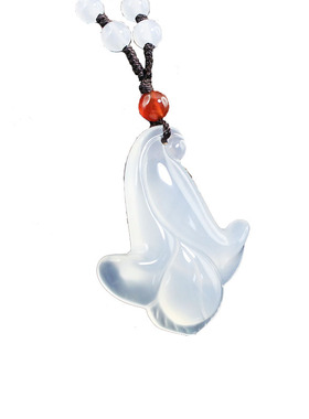 冰种玉髓挂件吊坠项链包邮