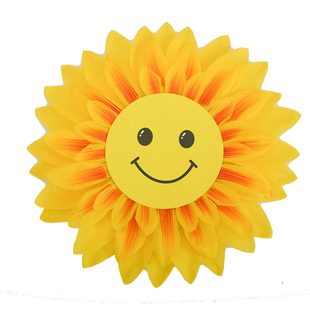 向日葵仿真花舞蹈道具笑脸太阳花道具花儿童演出花运动会入场装饰