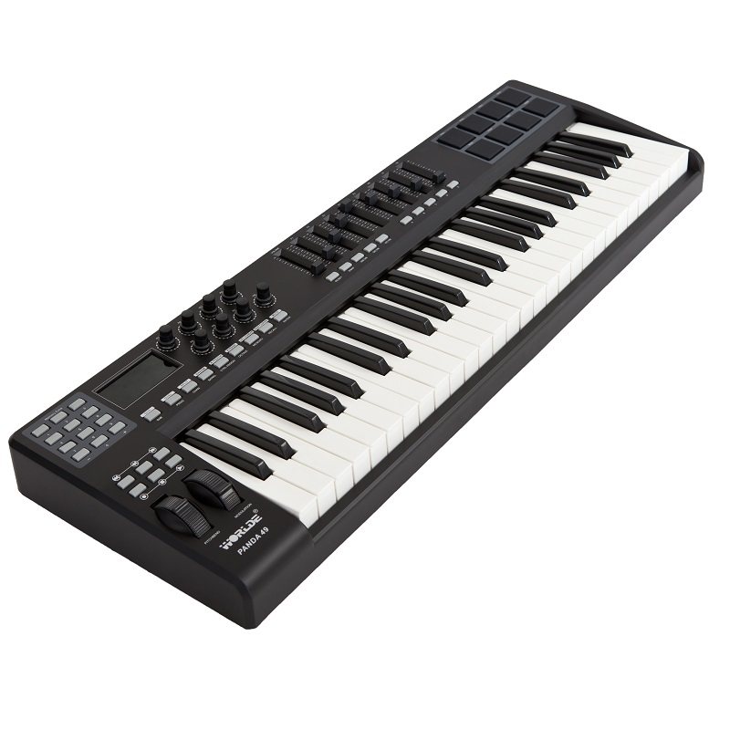 panda49/MIDI键盘/控制器25/49/61键音乐键盘/打击垫/编辑器/触后