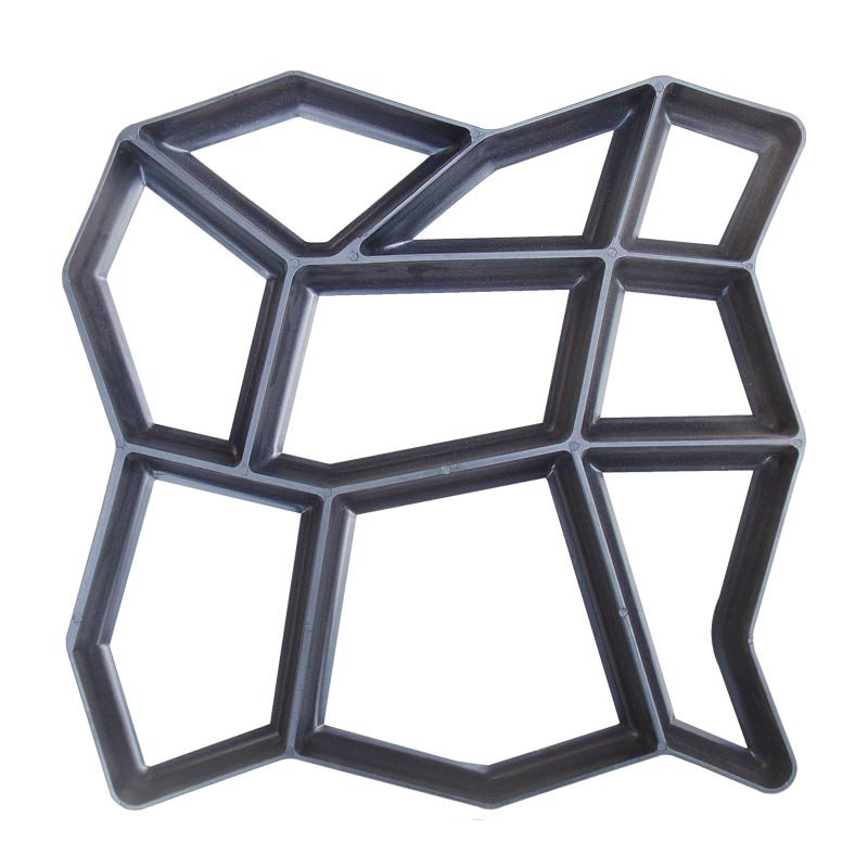 塑料个性简易地坪铺地砖花园别墅路面设计水泥diy混凝土铺路模具