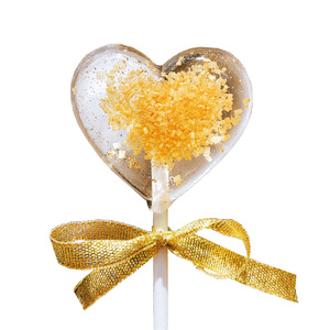 520礼物金色墨大叔爱心棒棒糖定制网红抖音喜糖果送女友儿童零食