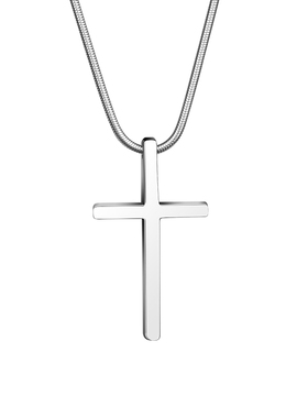 十字架吊坠男士钨金项链锁骨链