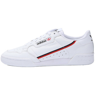 小七Adidas三叶草 Continental 男女皮面休闲板鞋 FZ1818 G27706
