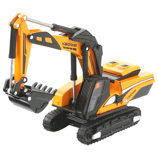 凯迪威1:87新款挖土机玩具车挖掘机合金工程模型铲车金属挖泥机械