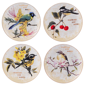 现代花鸟盘子创意墙面墙上装饰品家居客厅餐厅墙饰挂件墙壁饰壁挂