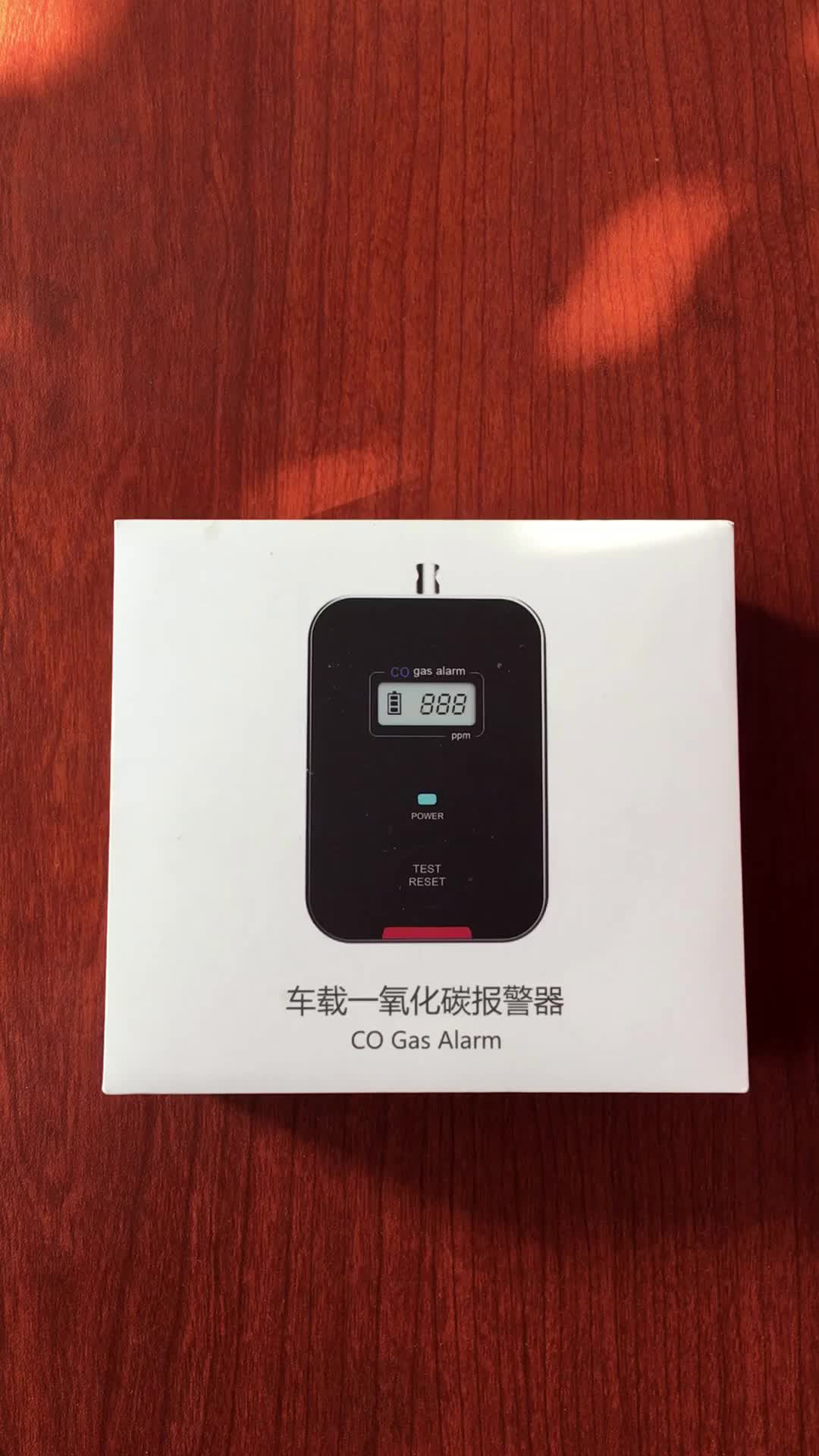 Vehicle Carbon Monoxide Gas Monitoring Alarm Outdoor Co Detector For