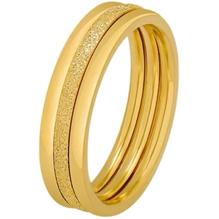 三生三世戒指女ins潮 3件套装组合 钛钢不掉色食指戒简约百搭款