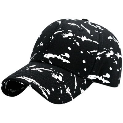 男士出游时尚风涂鸦防晒鸭舌帽