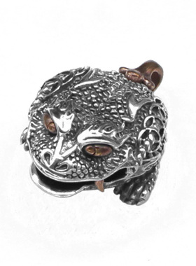 纯银金蟾貔貅小猪铃铛民族风吊坠