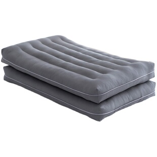 全棉枕头低软枕芯家用成人儿童单人双人护颈枕矮薄枕一对装