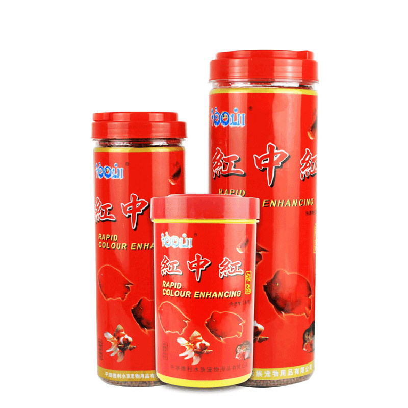 红中红鱼食血鹦鹉增红招财鱼增色