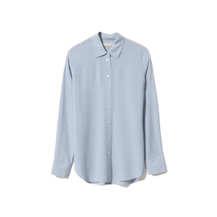 现货 Everlane 女欧美高品质冷淡风真丝重磅衬衫简约性感气质