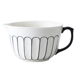 家用厨房欧式新款搅拌碗打蛋碗面粉大刻度尖嘴引流多型号烘焙量碗