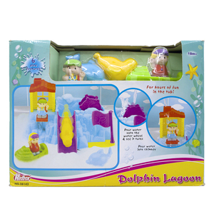 REDBOX海豚滑梯冰川探险乐园儿童戏水浮船洗澡玩具DOLPHIN LAGOON