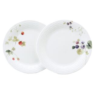 NARUMI/鸣海Lucy's Garden系列 中餐盘/汤盘骨瓷/釉中彩田园风