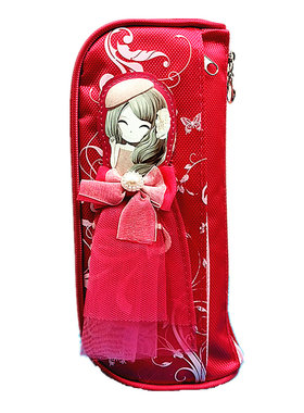花花姑娘韩版少女心小学生文具盒