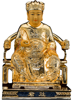 纯铜灶王爷灶君神像摆件供奉