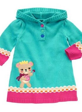 现货GYMBOREE女童针织连衣裙女宝