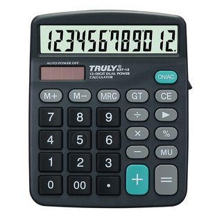 正品 TRULY 信利 837-12 台式计算器带开关键