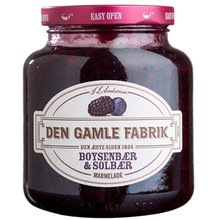 丹麦DGF进口草莓酱果酱树莓覆盆子波森莓黑莓低卡0低脂蓝莓酱果酱