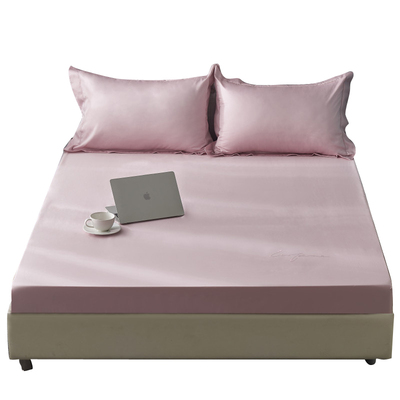 定制纯色100支长绒棉床笠全棉