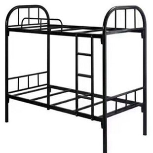 宿舍上下铺加厚铁架床双层单人床高低床子母铁床镀锌床上下两层床